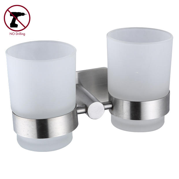 15284D	Bathroom accessories, Tumbler holder, zinc/brass/SUS Tumbler holder and glass cup;
