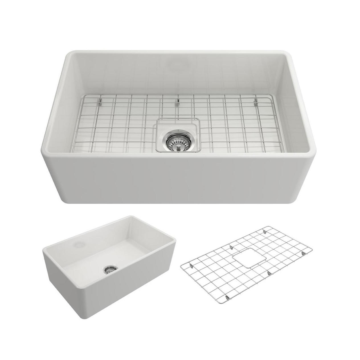 YS27101-3018	Manufacturer 30x18 Inch FFC Fine Fireclay China Apron front kitchen sink single bowl Butler sink