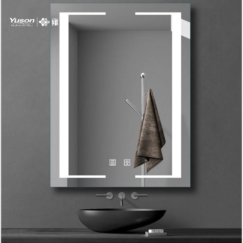YS57114	Mordern Rectangle Shape LED bathroom mirror, Illuminated vanity mirror, Sensor-activated LED mirror
