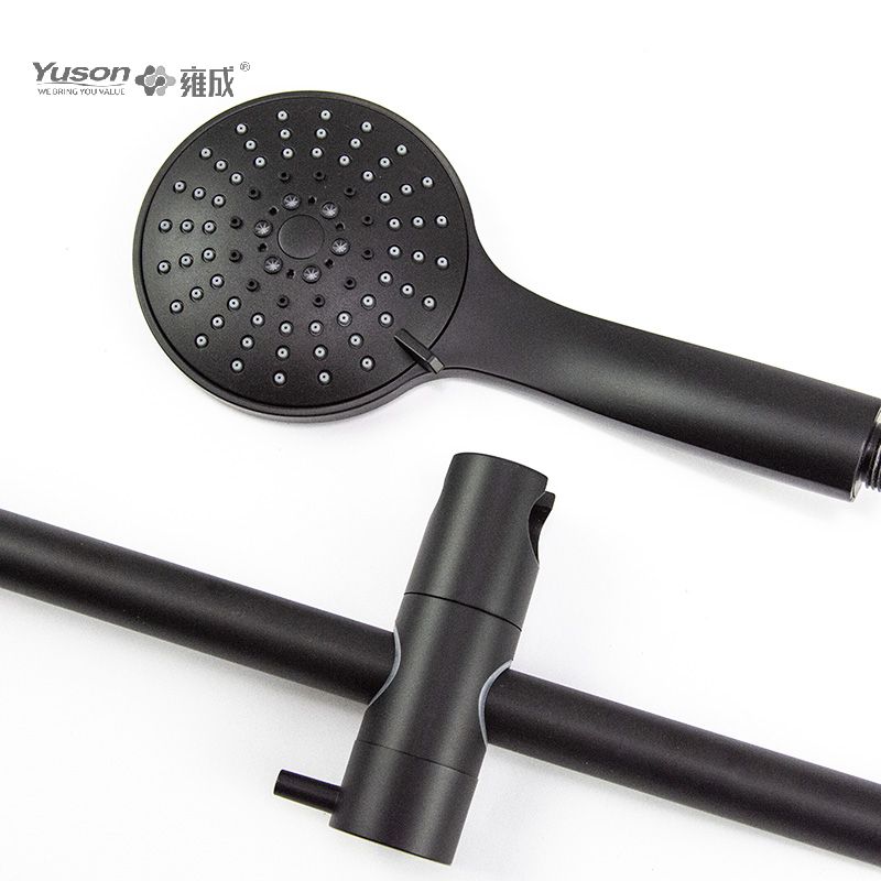 YS33255B Sliding Rail Shower Set, Single Position Hand Shower, Sliding Shower Holder, 1.5m PFFC Shower Hose