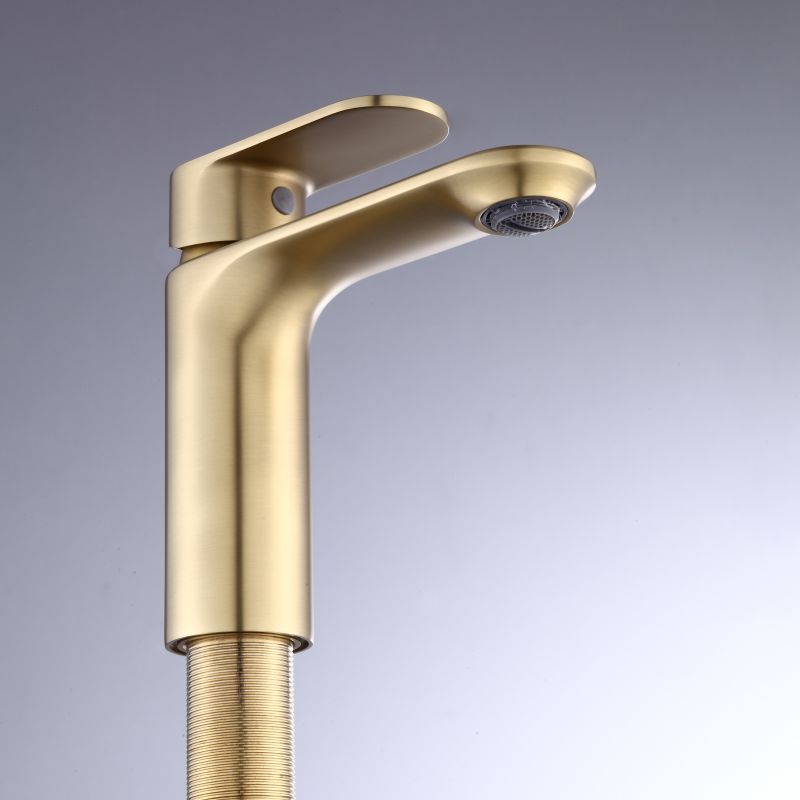 2012-30 Brass sleek single lever deck-mounted hot&cold water mixer, basin mixer