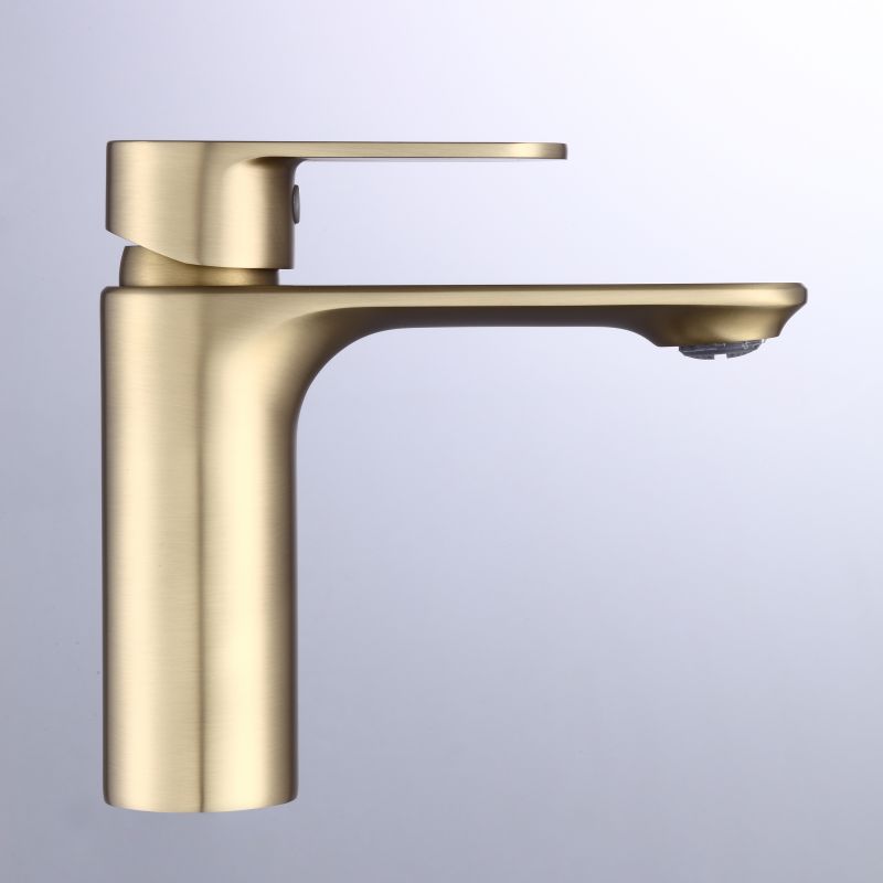 2012-30 Brass sleek single lever deck-mounted hot&cold water mixer, basin mixer