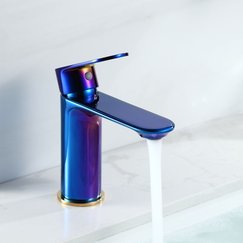 2012-30 Brass sleek single lever deck-mounted hot&cold water mixer, basin mixer