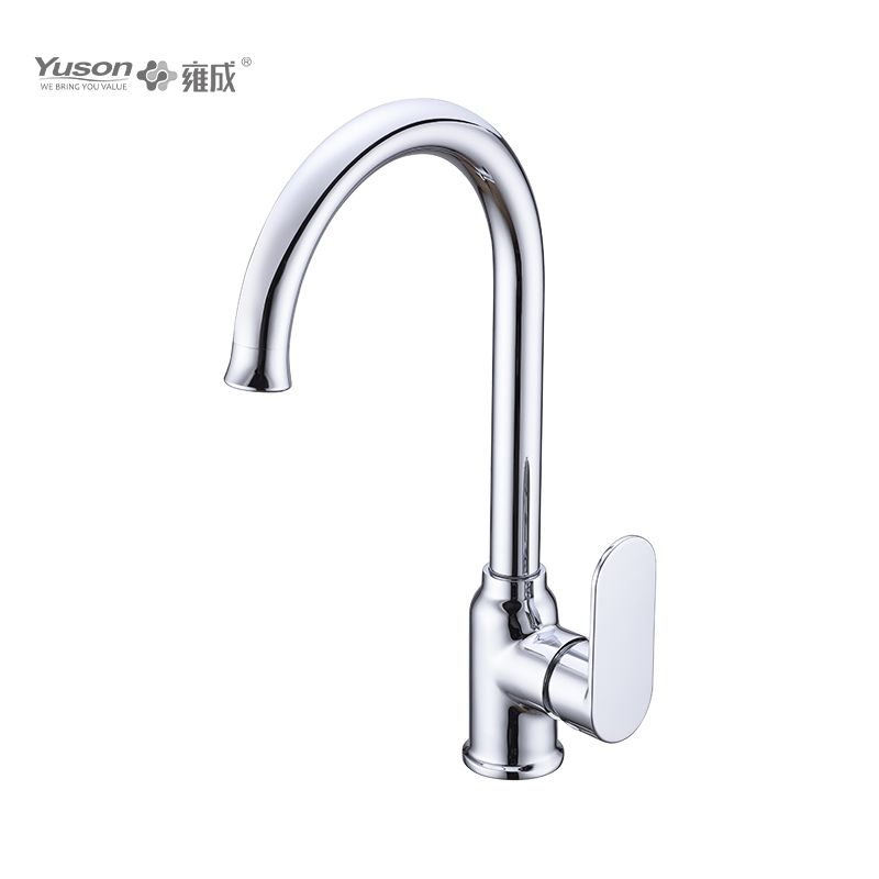 2012-50 Brass sleek deck-mounted hot&cold water mixer, kitchen sink faucet