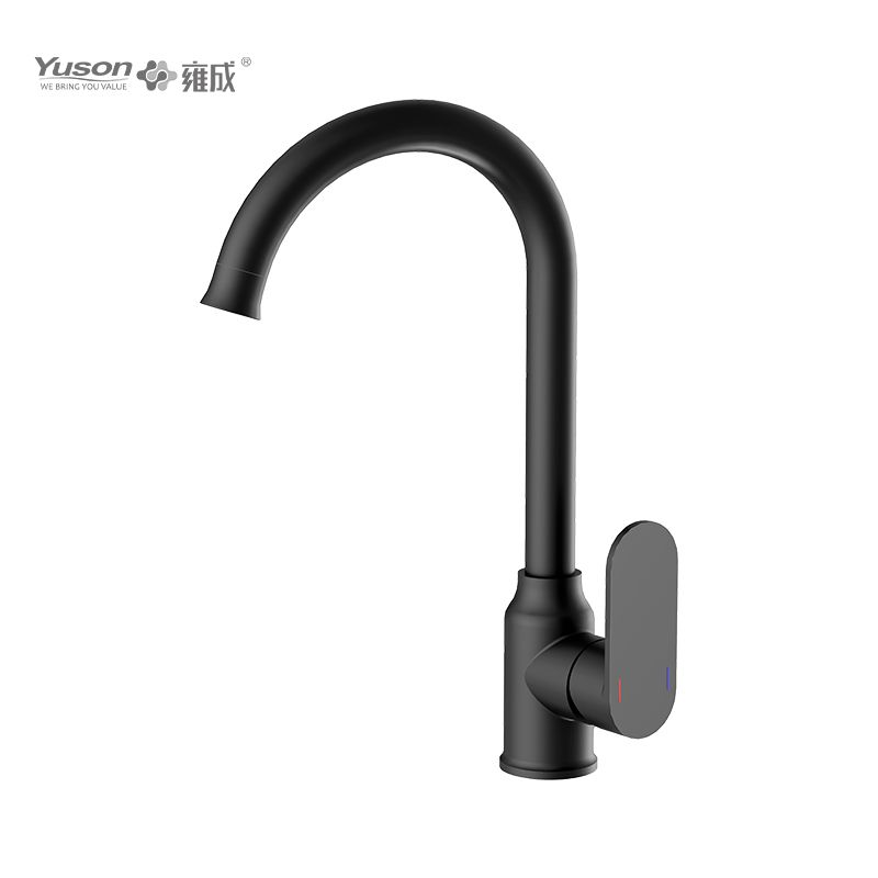 2012-50 Brass sleek deck-mounted hot&cold water mixer, kitchen sink faucet