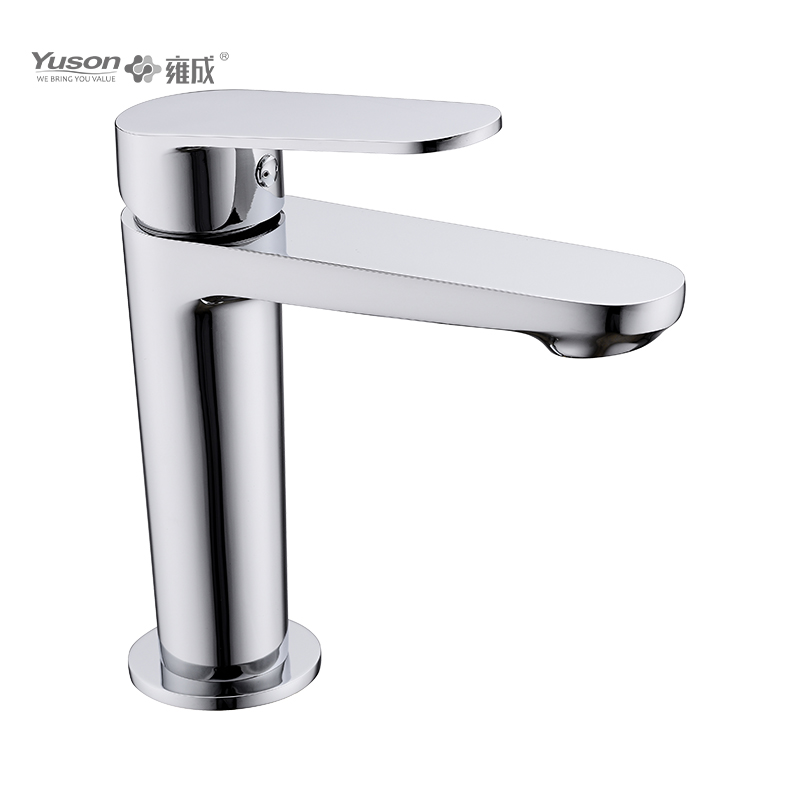 2027-30 Brass Faucet Single lever deck-mounted hot&cold water basin mixer