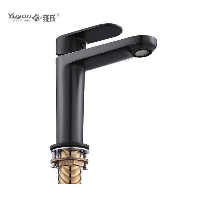 2027-30 Brass Faucet Single lever deck-mounted hot&cold water basin mixer