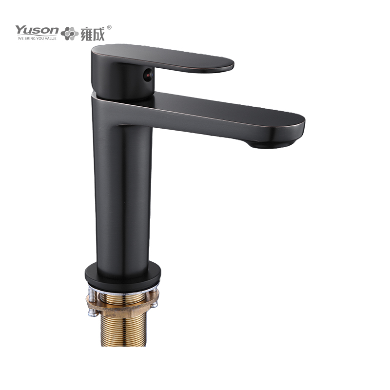 2027-30 Brass Faucet Single lever deck-mounted hot&cold water basin mixer