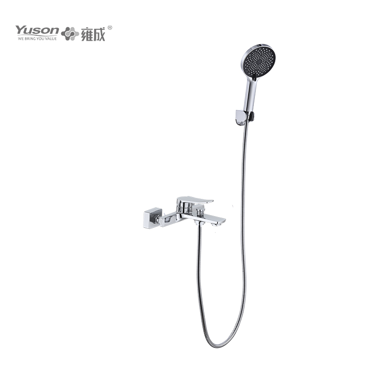 3074-10K1 Brass wall-mounted single lever hot&cold water bath&shower mixer with showerhead