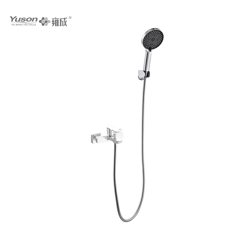 3080-10K1 Brass wall-mounted single lever hot&cold water bath&shower mixer with showerhead