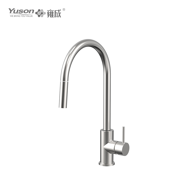 3161-51 SS 316L Faucet Single Lever Deck-mounted Pull out kitchen sink faucet