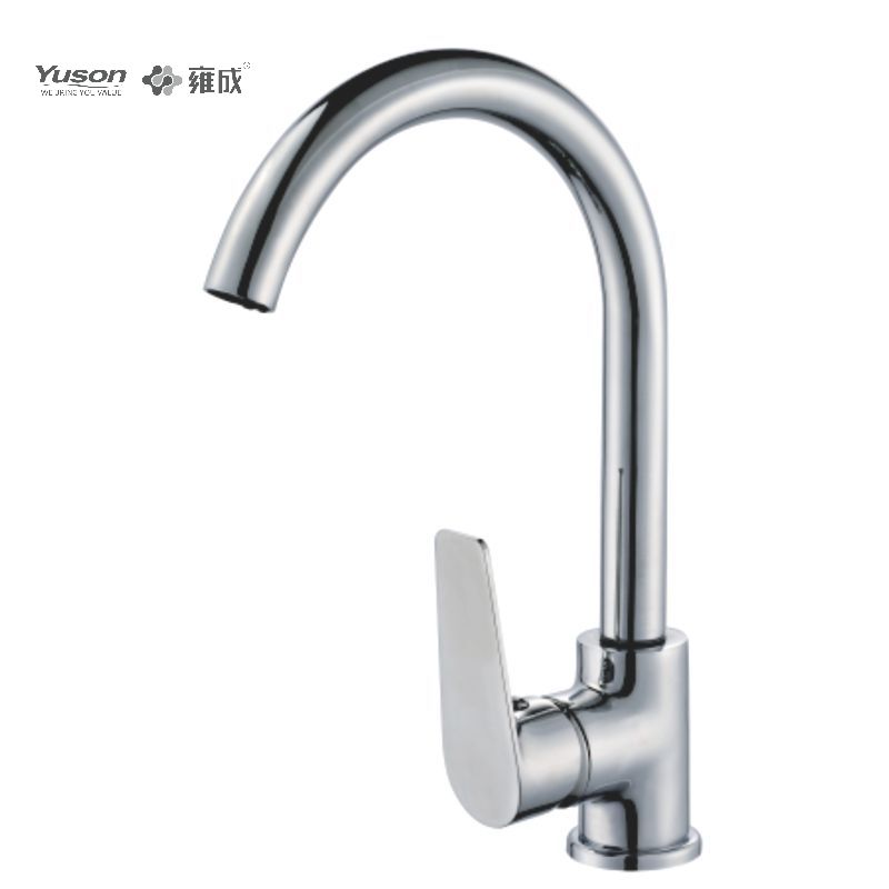 3296-50	brass faucet single lever hot/cold water deck-mounted kitchen mixer, sink mixer