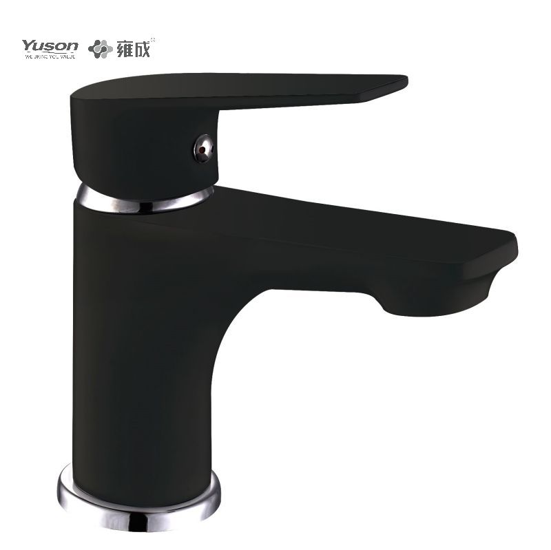 3296-30	brass faucet single lever hot/cold water deck-mounted basin mixer