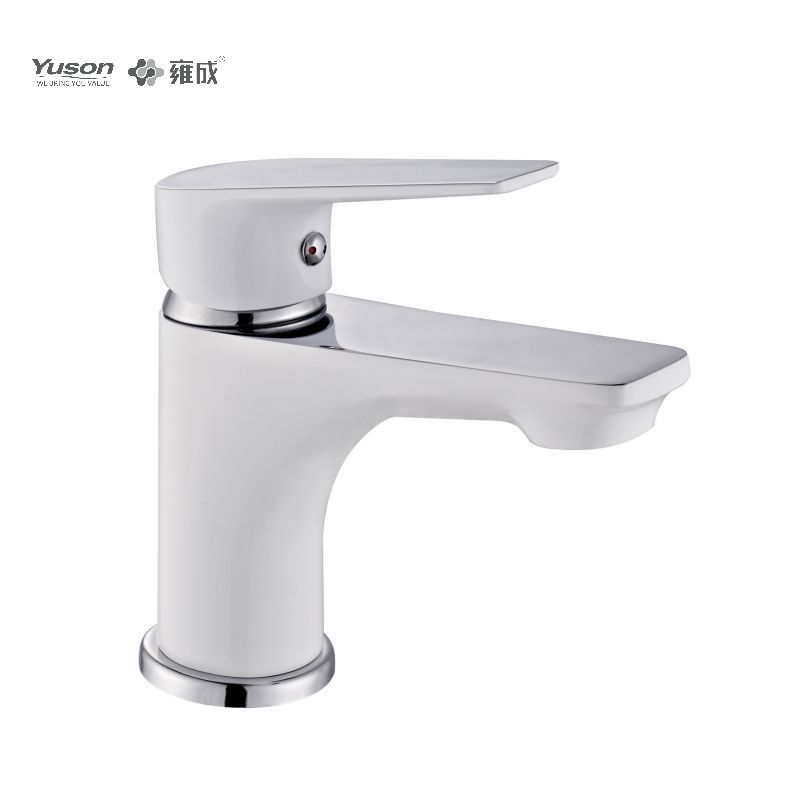 3296-30	brass faucet single lever hot/cold water deck-mounted basin mixer