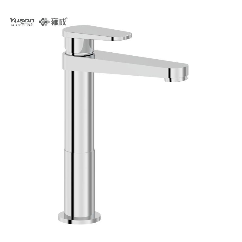 3338-31 Brass Faucet single lever deck-mounted hot&cold water high basin mixer