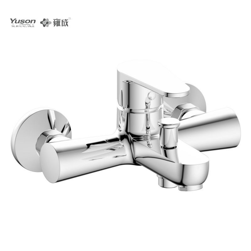 3377-10 Brass Faucet single lever wall-mounted hot&cold water bath&shower mixer