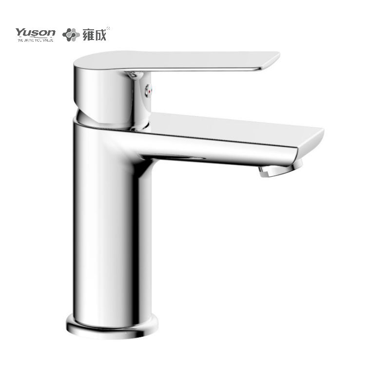 3396-30 Brass Faucet Single Lever deck-mounted hot&cold water basin mixer w/o brass pop up waste