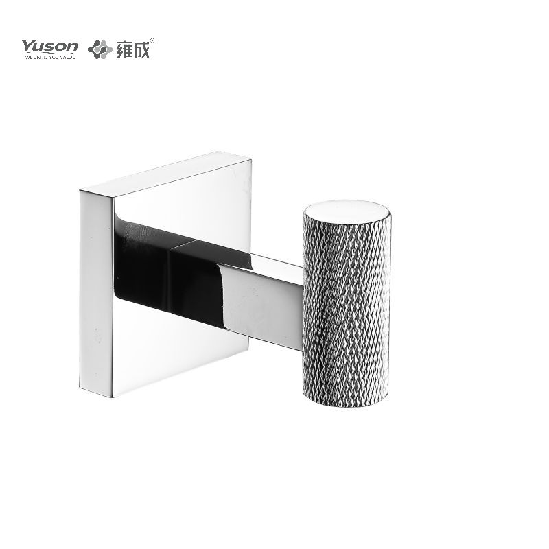 10488 Sleek Bathroom accessories, Robe hook, Zinc/Brass/SUS robe hook, wall- mounted(Series 10400)