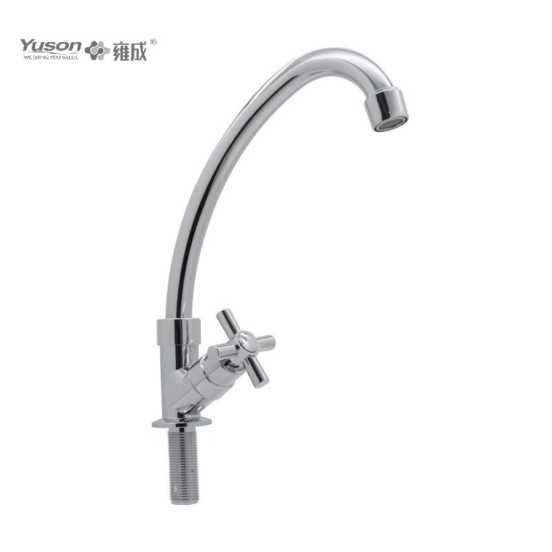 97002-1 ABS plastic deck-mounted single lever pillar cold water kitchen sink tap/faucet