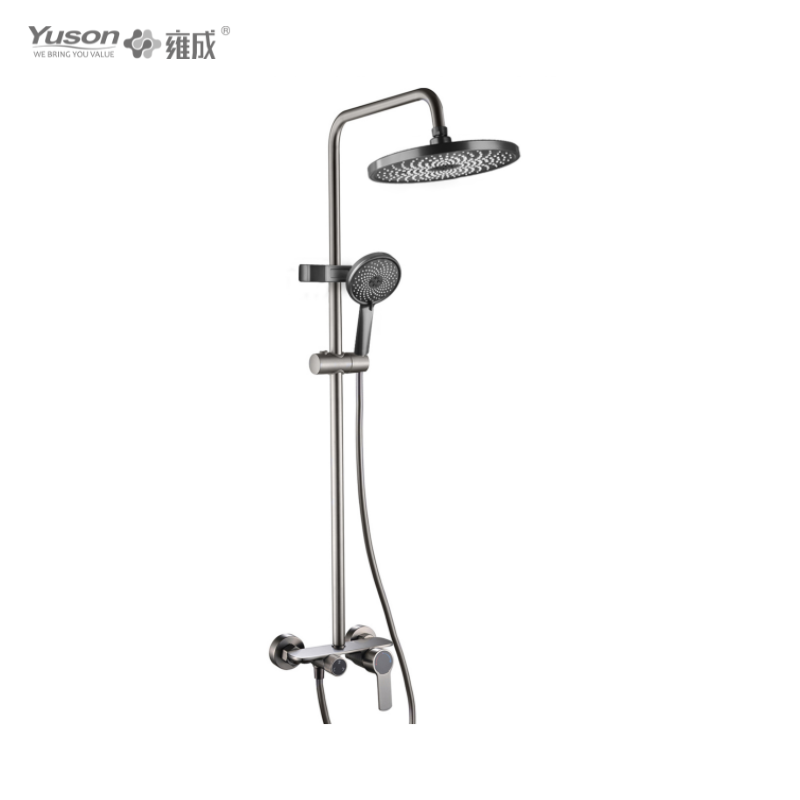 YS34357 Single lever wall-mounted shower mixer with sliding shower kit