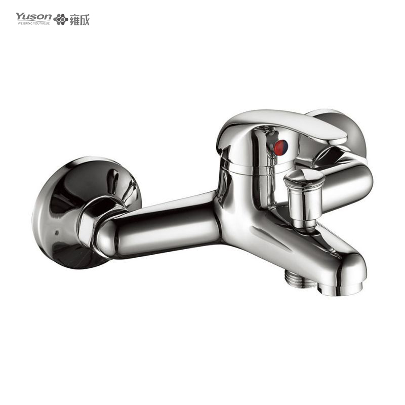 3131-10	brass faucet single lever hot/cold water wall-mounted bathtub mixer