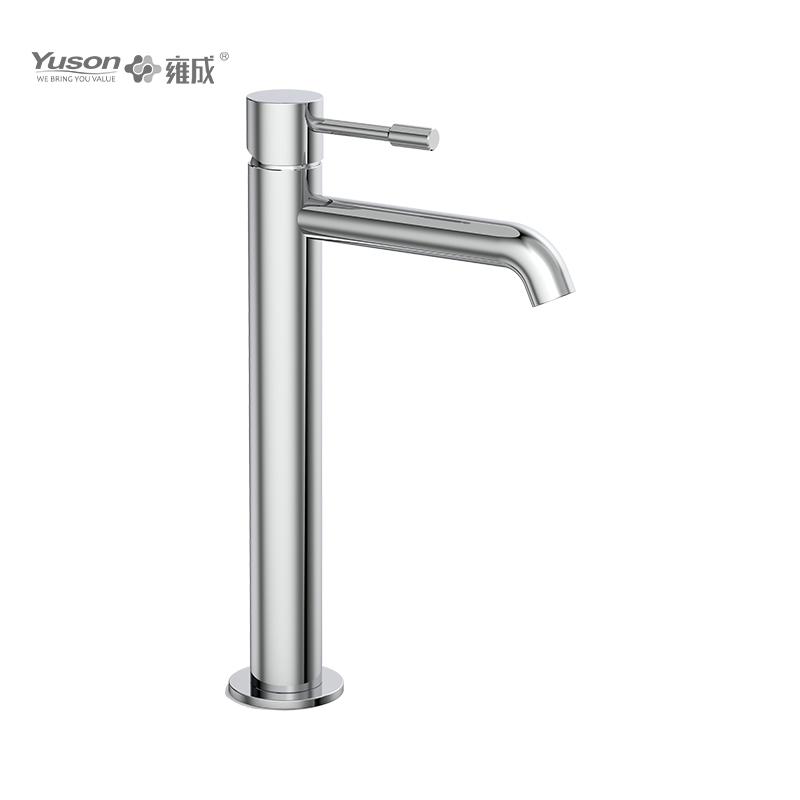 3375S-31 Stainless Steel Faucet single lever wall-mounted hot&cold water high basin mixer 