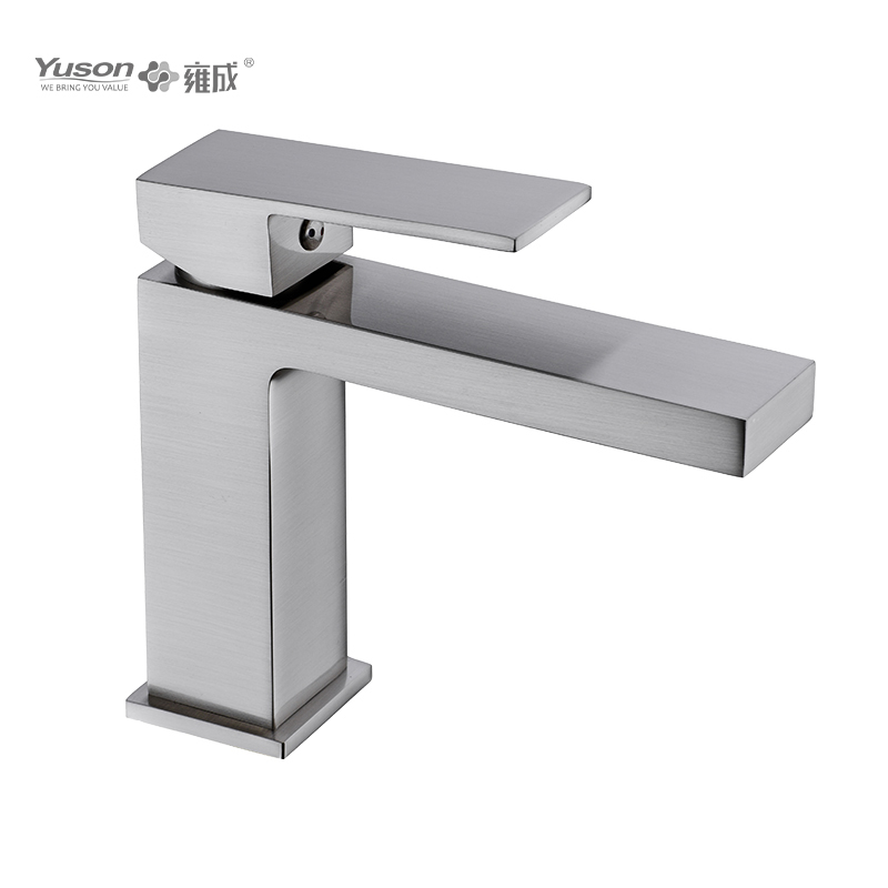 2020-30  Brass sleek deck-mounted hot&cold water mixer, basin mixer