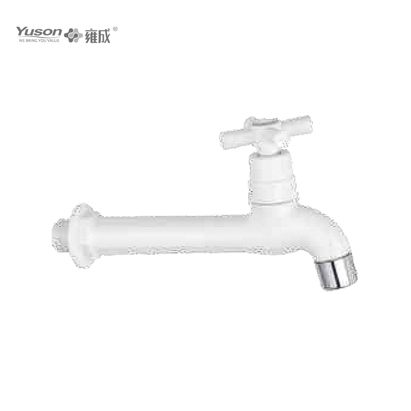 92002-1 ABS plastic wall-mounted single lever pillar cold water basin tap/faucet 1/2