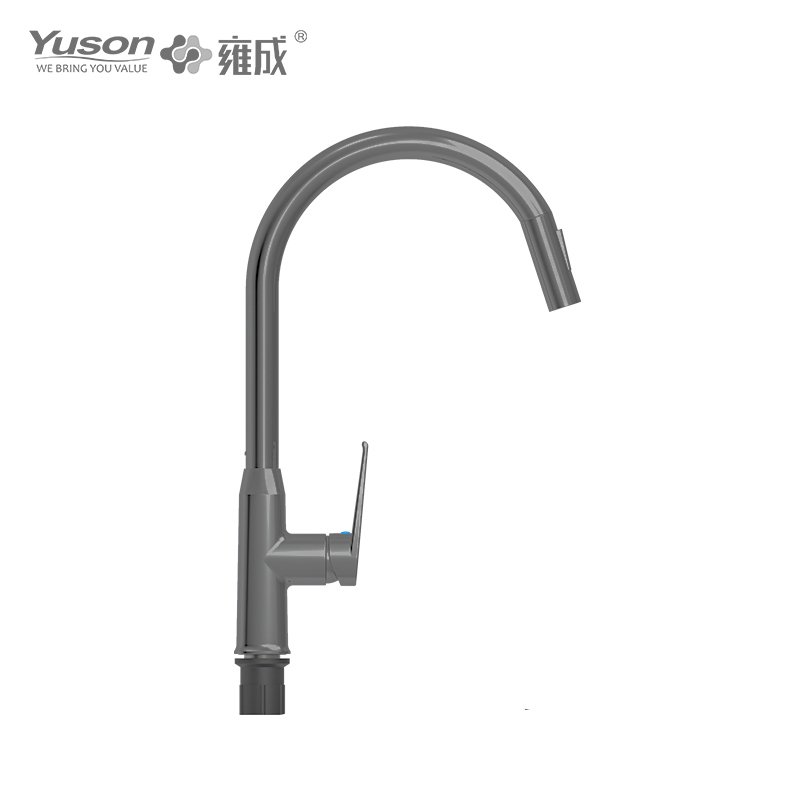 YS9105A-50 Single lever ABS plastic hot/cold water deck-mounted kitchen sink mixer faucet/tap G1/2