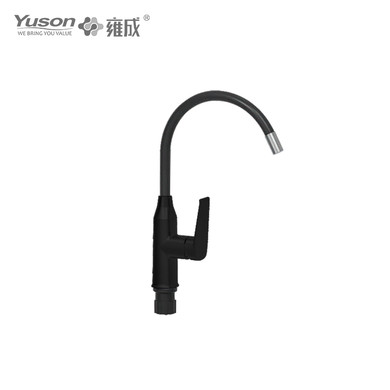 YS9105B-50 Single lever ABS plastic hot/cold water deck-mounted kitchen sink mixer faucet/tap G1/2