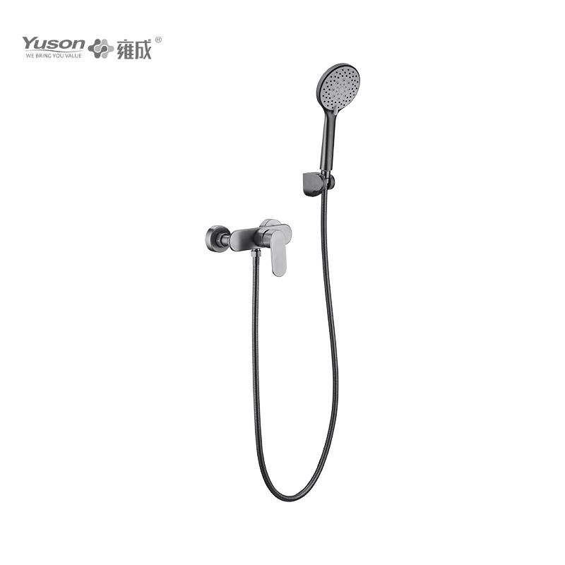 2012-20K1 Brass wall-mounted single lever hot&cold water shower mixer with showerhead