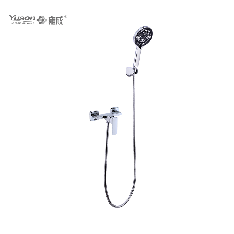 2020-20K1 Brass wall-mounted single lever hot&cold water shower mixer with showerhead