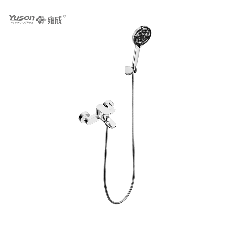 2069-10K1 Brass wall-mounted single lever hot&cold water bath&shower mixer with showerhead