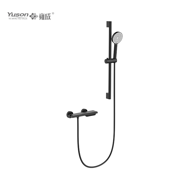 2093-20K2 Brass wall-mounted single lever hot&cold water shower mixer with showerhead&sliding bar