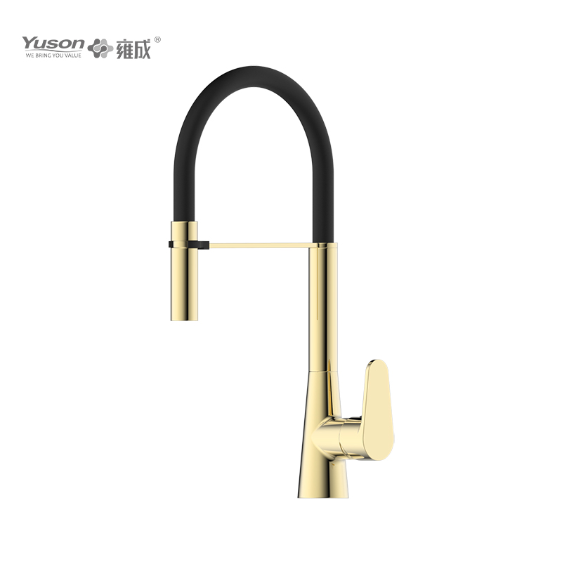 3377-51 Brass Faucet single lever deck-mounted pull down Kitchen sink mixer